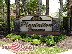 Plantation Preserve Community Sign